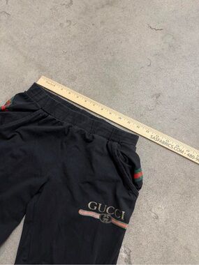 Mens Black Logo Track Pants